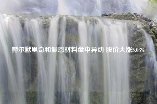 赫尔默里奇和佩恩材料盘中异动 股价大涨5.03%