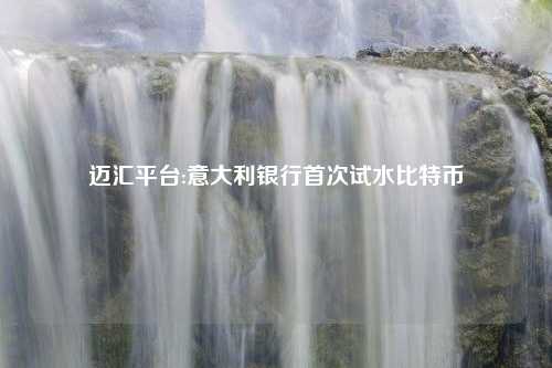 迈汇平台:意大利银行首次试水比特币