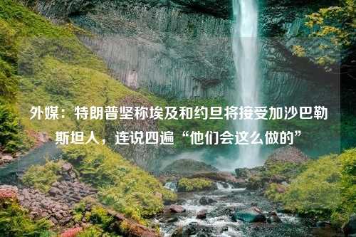 外媒：特朗普坚称埃及和约旦将接受加沙巴勒斯坦人，连说四遍“他们会这么做的”