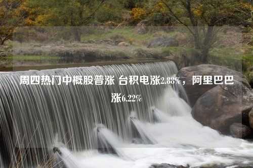 周四热门中概股普涨 台积电涨2.88%，阿里巴巴涨6.22%